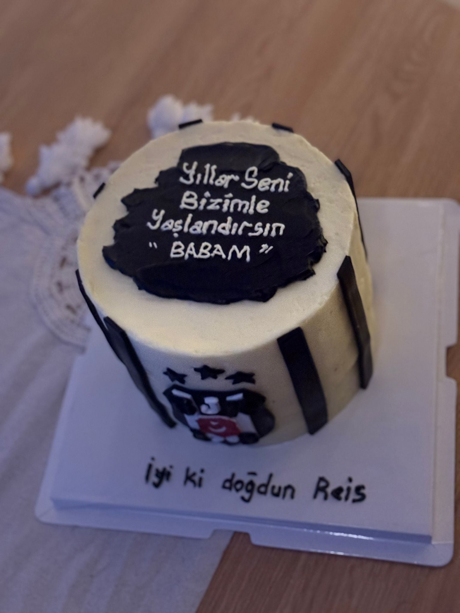 Gâteau anniversaire : Thème Besiktas