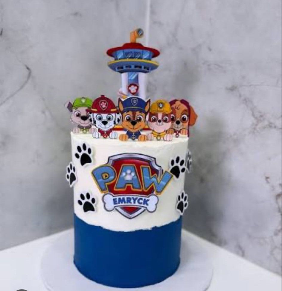 Gâteau Anniversaire : Thème Paw Patrol