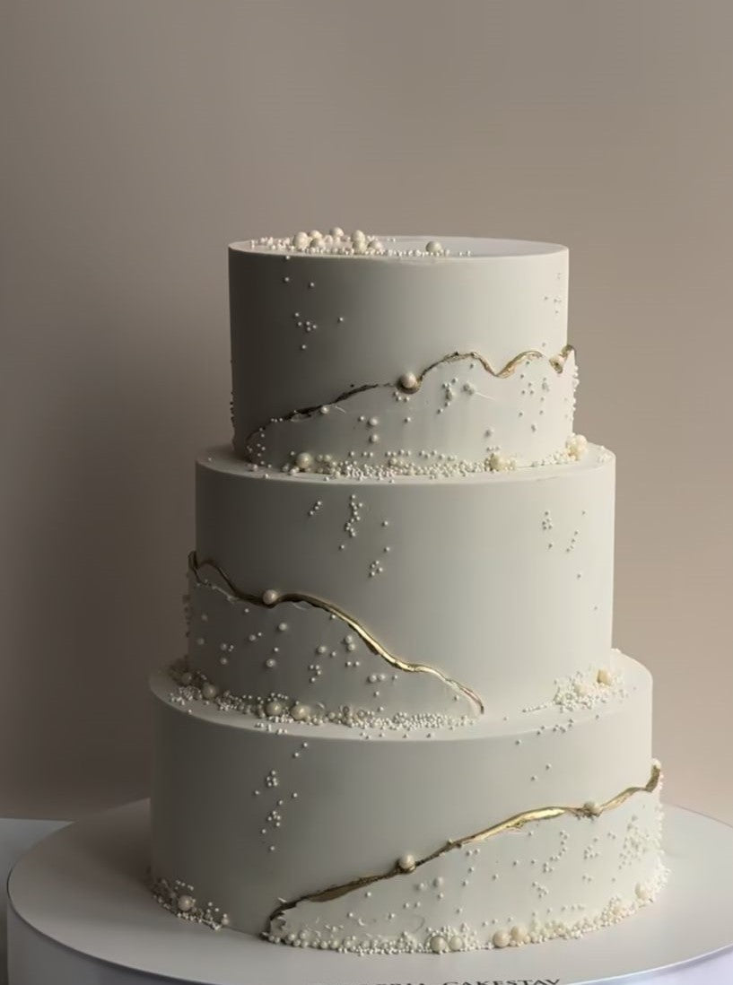 Gâteau de mariage élégance