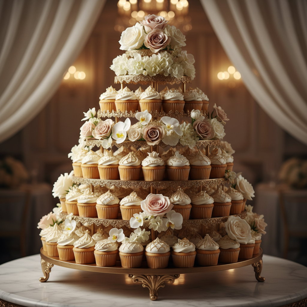La Tour Cupcake "Éternelle Gourmandise" – Wedding Cake